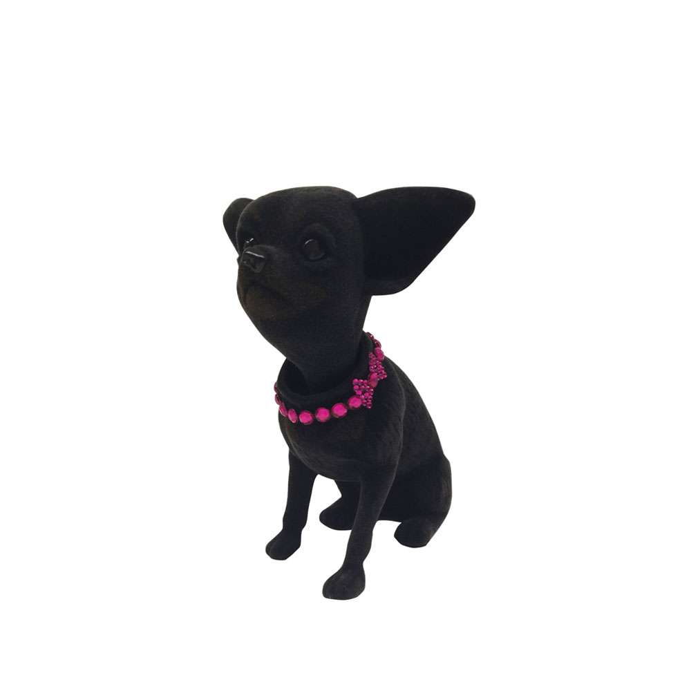 Nodding Figurine Chihuahua black By Kare Design